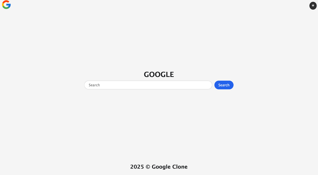 Google Search Clone