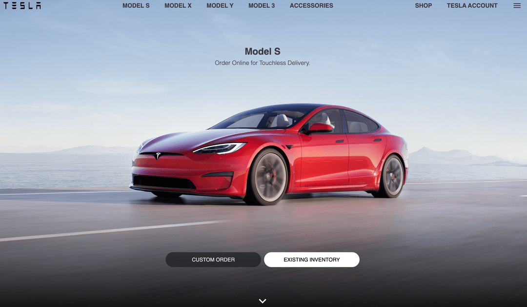 Tesla Landing Page Clone